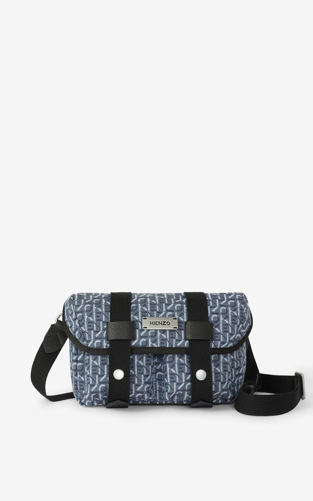 Kenzo Courier jacquard Riñonera Hombre Azul Marino Azules | 2187956-HR